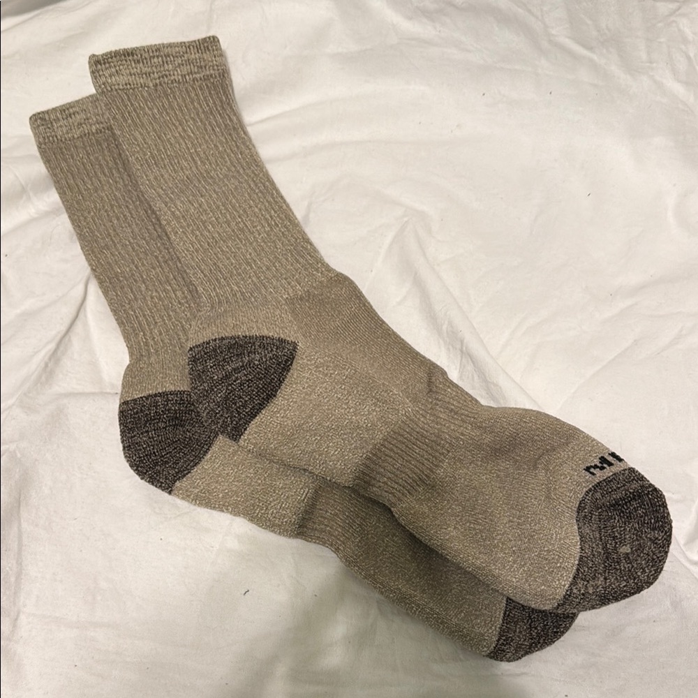 Merrell was Men's Tan and Gray Socks